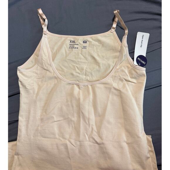 NEW Empetua Shapermint Open Bust Shaper Slip Dress Nude Size XXL Shaperwear - Picture 7 of 11